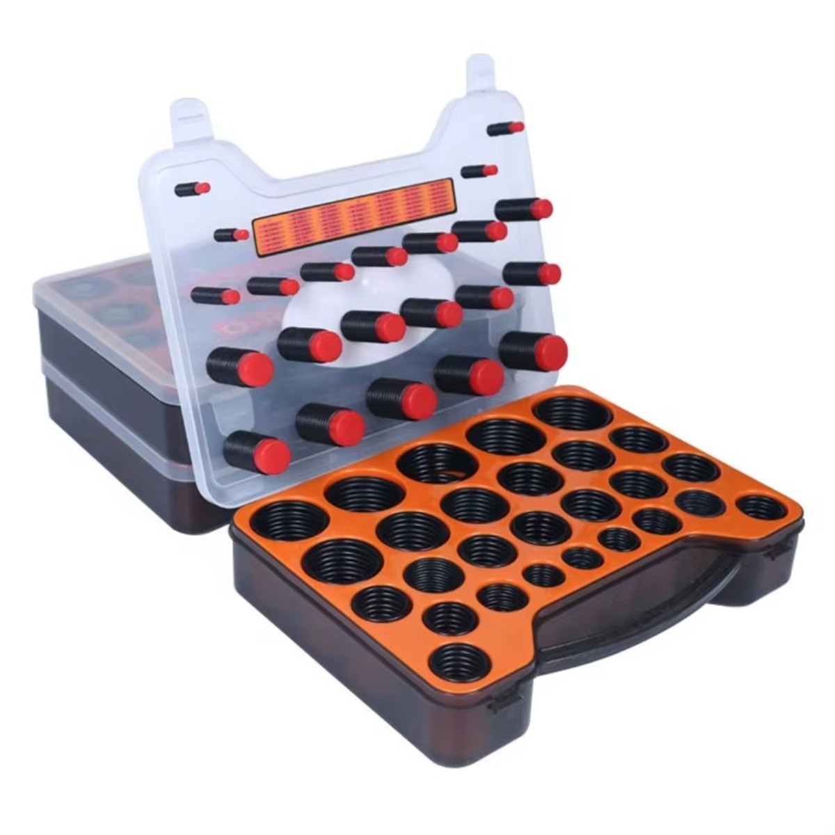 Assorted Sizes Rubber O Ring Set Box For Hydraulic Construction Equipment Repair