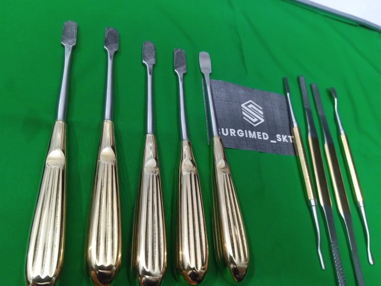 New Nasal Rasp Rhinoplasty Nasal Nose Job Rasps Care Instruments Set of 9 Pcs CE