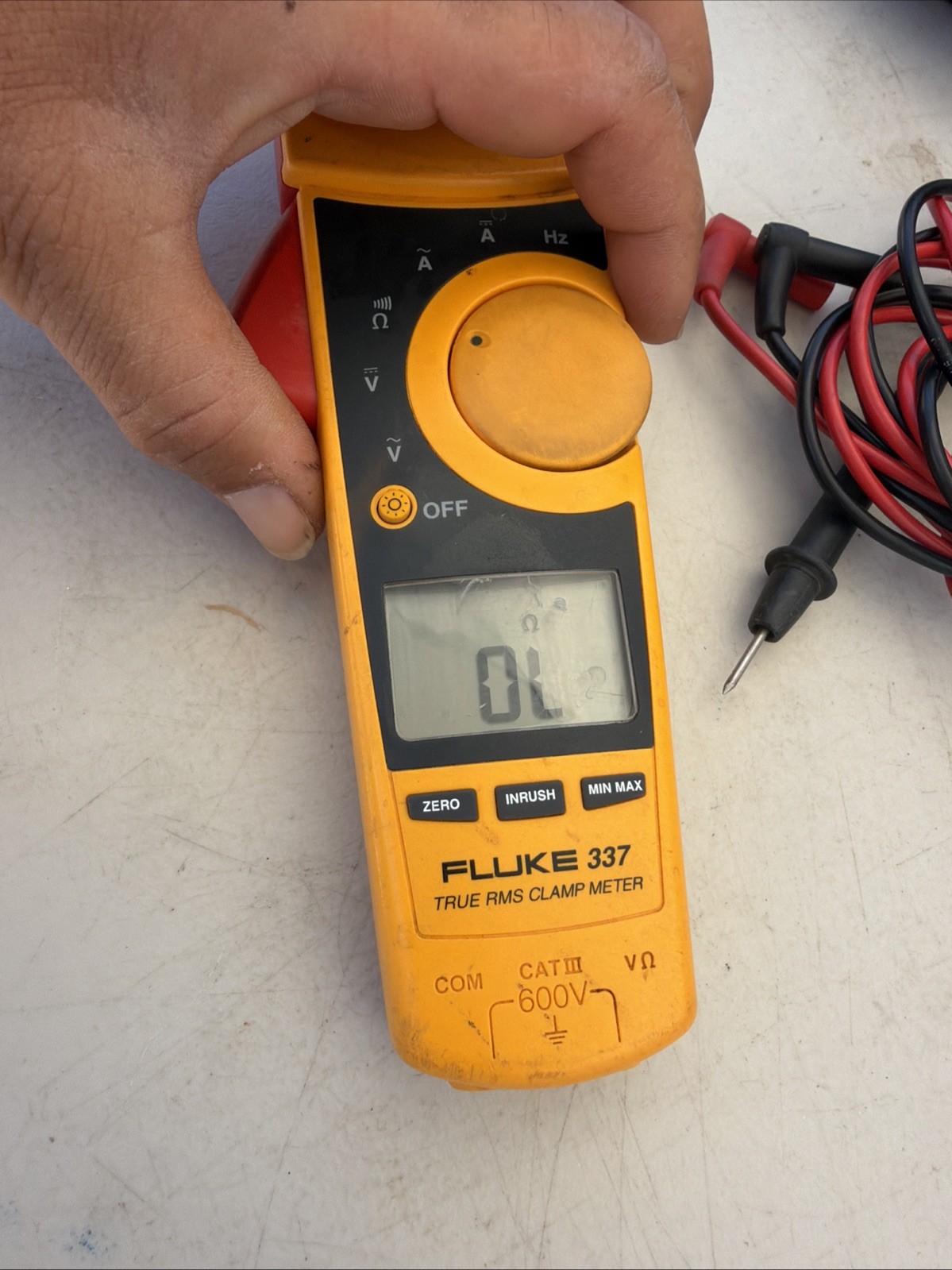 FLUKE 337 TRUE RMS CLAMP METER – With Leads And Case 🔥