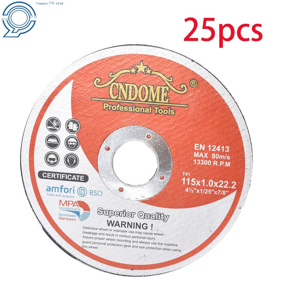 Cutting Discs 25 Pack 4-1/2″x.040″x7/8″ Cut-off Wheel – Metal & Stainless Steel