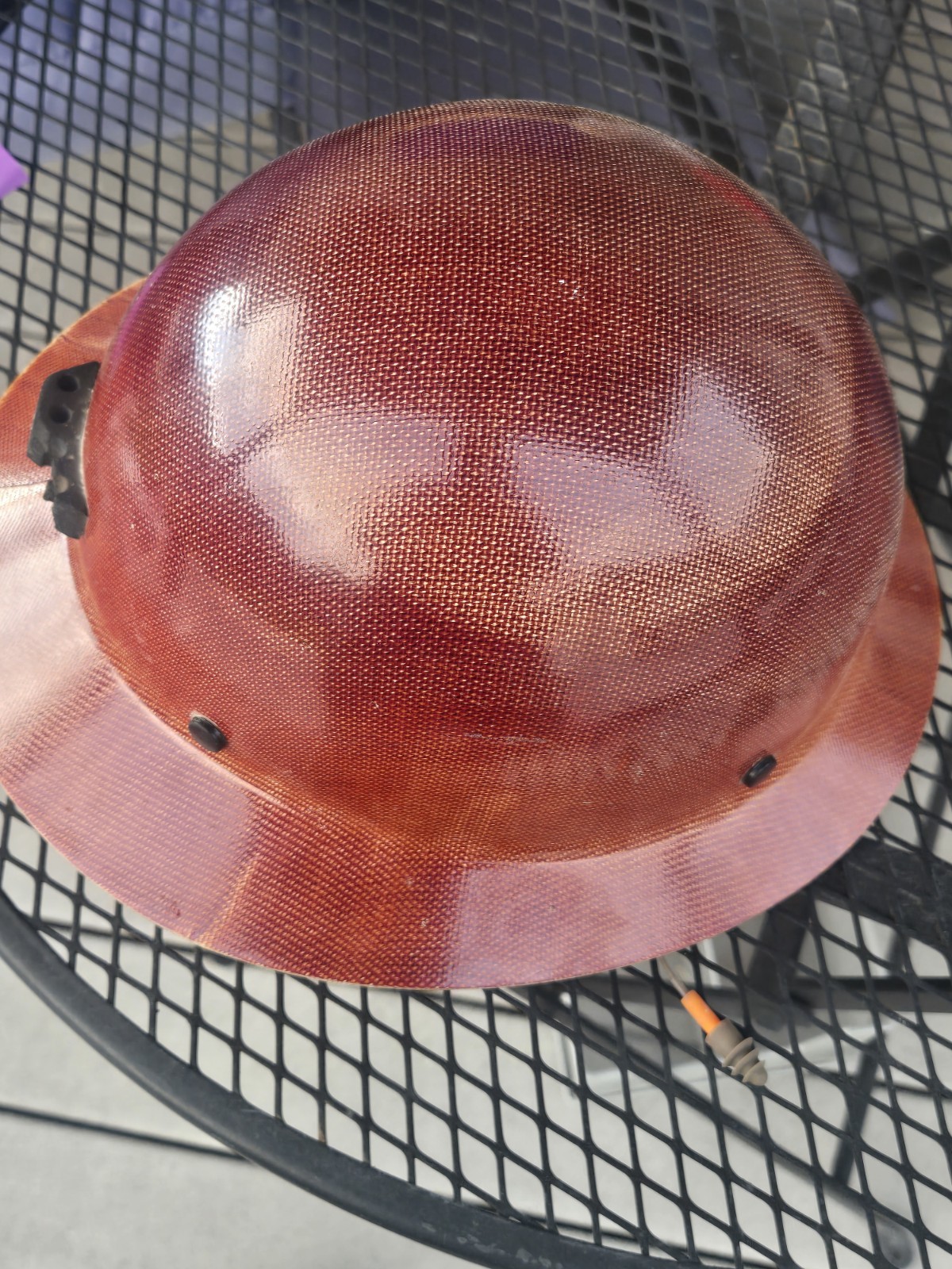Vintage MSA Fiberglass Skullgard Hard Hat