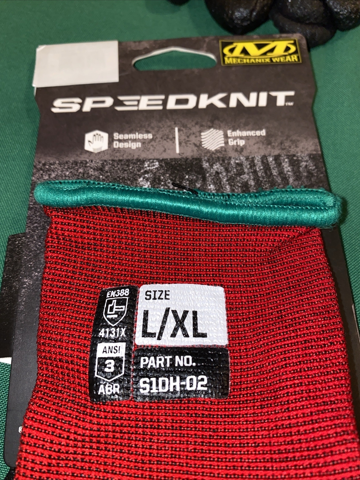 Mechanix Wear speed knit L/XL ABRASION RESISTANT (LOT OF 6 PAIR) NITRILE GLOVES