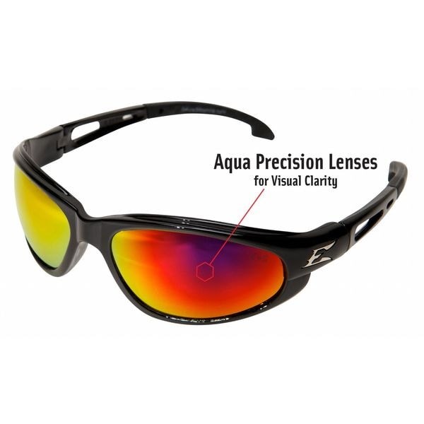 Edge Eyewear Swap119 Dakura, Safety Glasses Anti-Scratch, Light Blue Precision