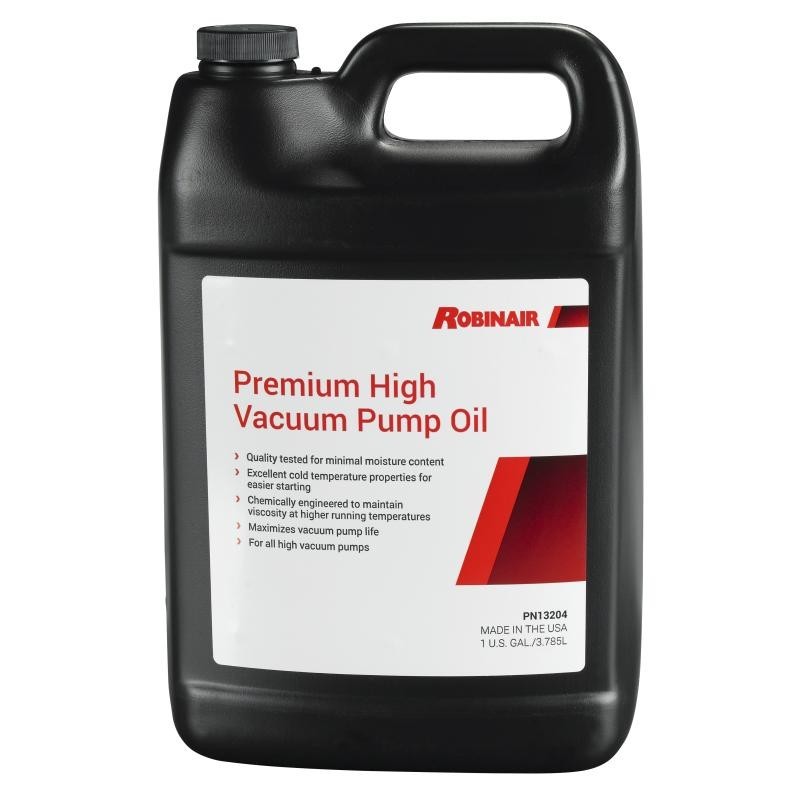 Robinair, 13204-1 – Premium High Vacuum Pump Oil, 1 Gallon bottle