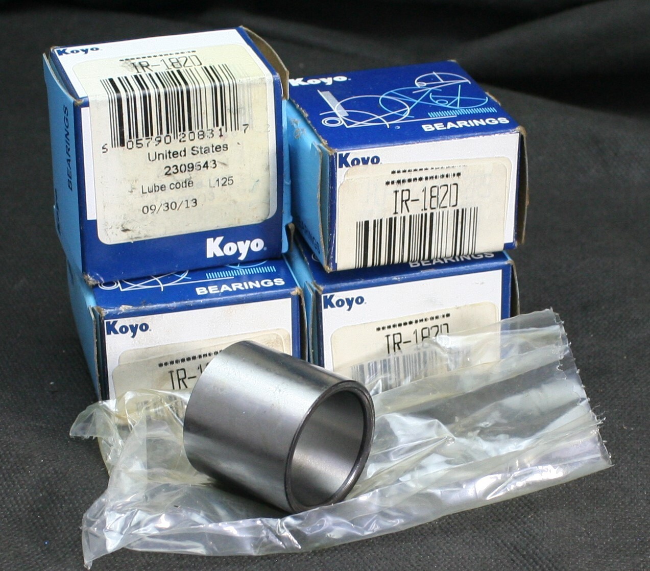One (1) KOYO IR 1820 Needle Roller Bearing Inner Ring 1-1/8″ ID NEW