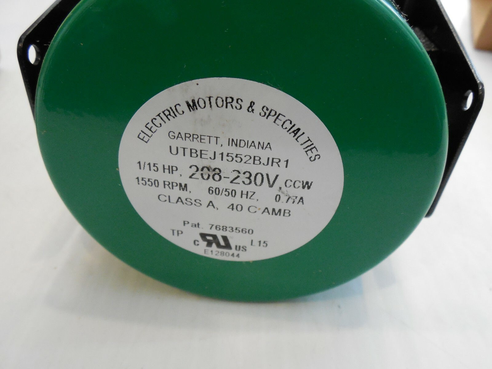 ECM Unit Bearing Electric Refrigeration Fan Motor 1/15 HP 208-230v CCW EC06008