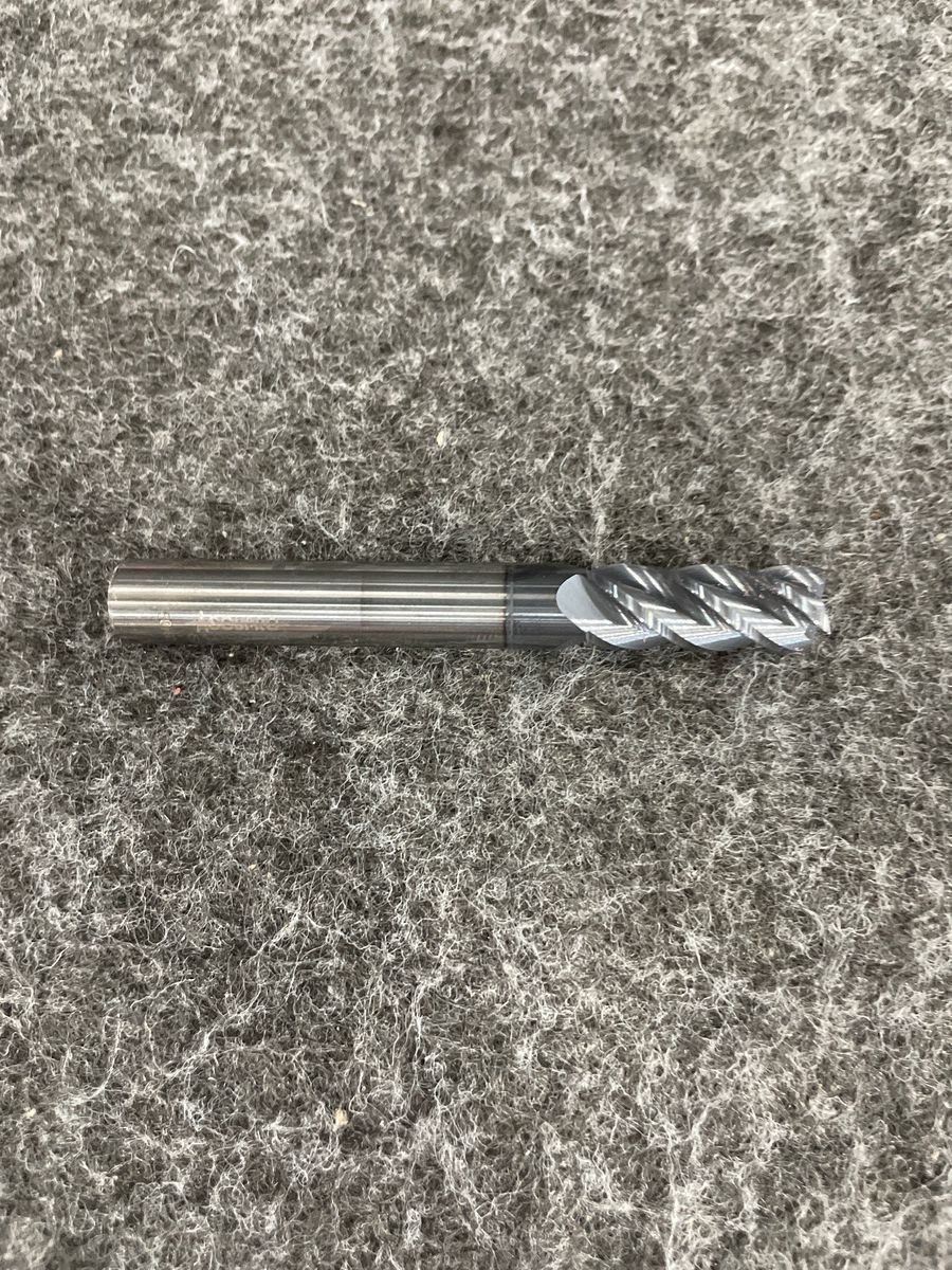 ACCUPRO 01982529 Square End Mill: 5/16″ Dia, 3/4″ LOC, 4 Flute, Solid Carbide