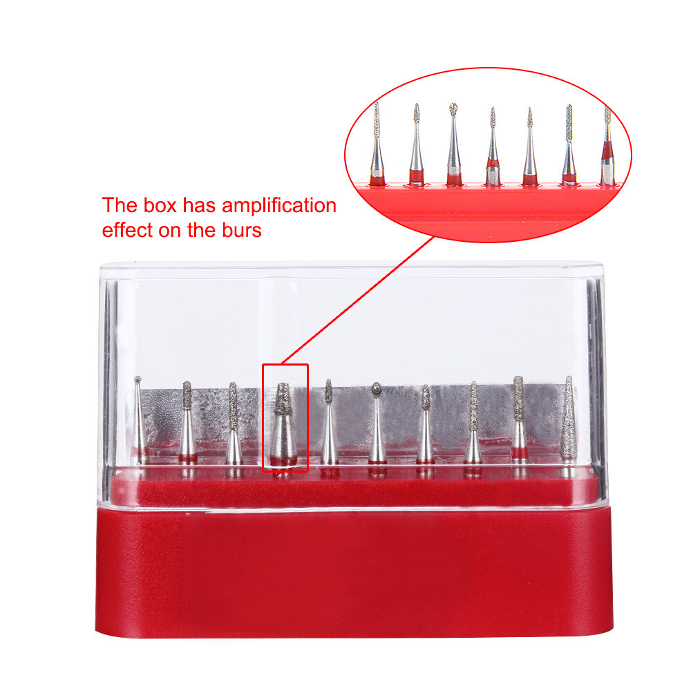 Dental Diamond Burs FG1.6mm Tooth Drill FG101-FG117 Fit for High Speed Handpiece