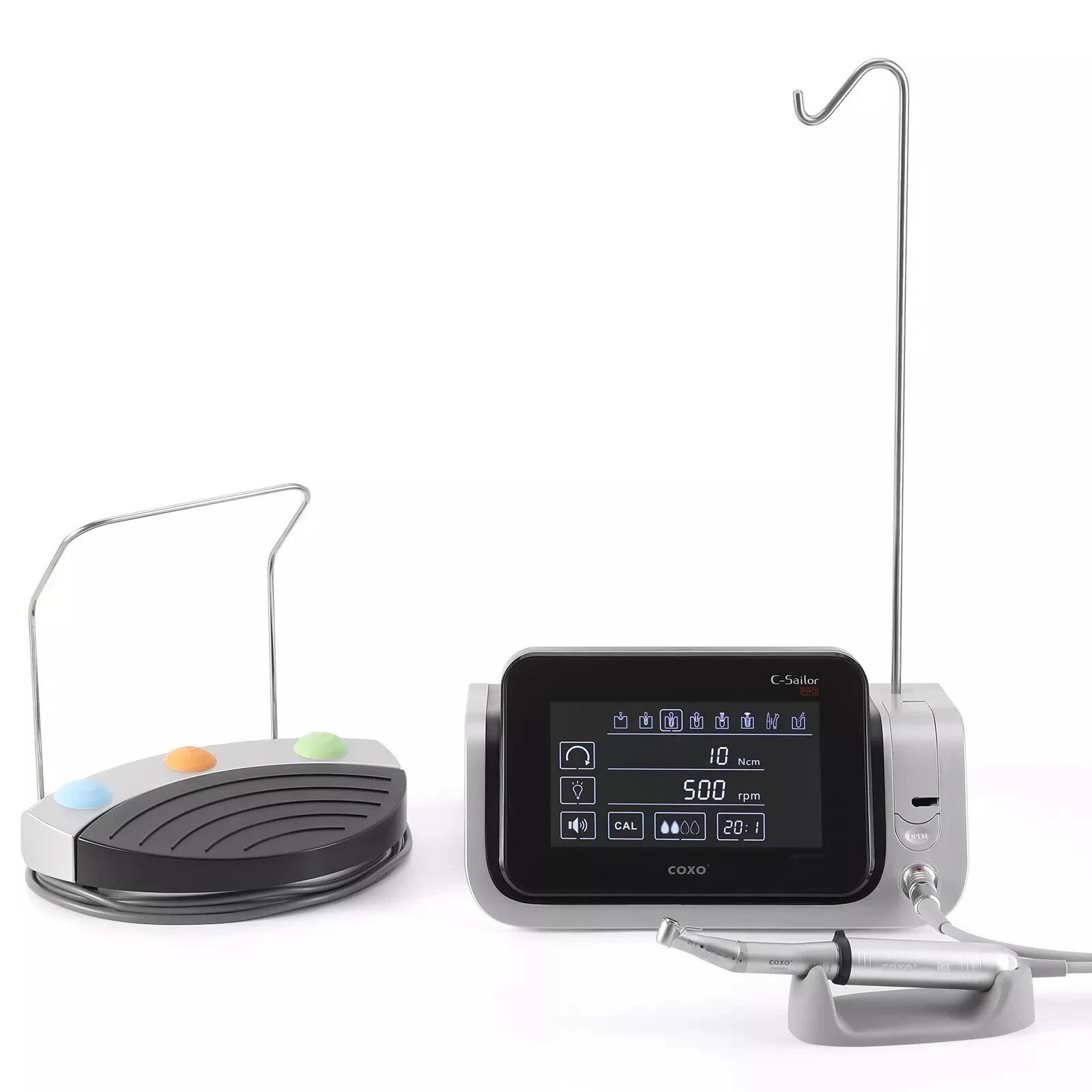 COXO C Sailor Pro Dental Surgical LED Implant Motor System 20:1 Contra Angle