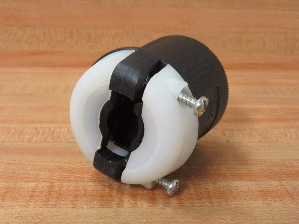 Hubbell HBL2731 Locking Plug 30 amp 3 Phase 480V L16-30P Black and White