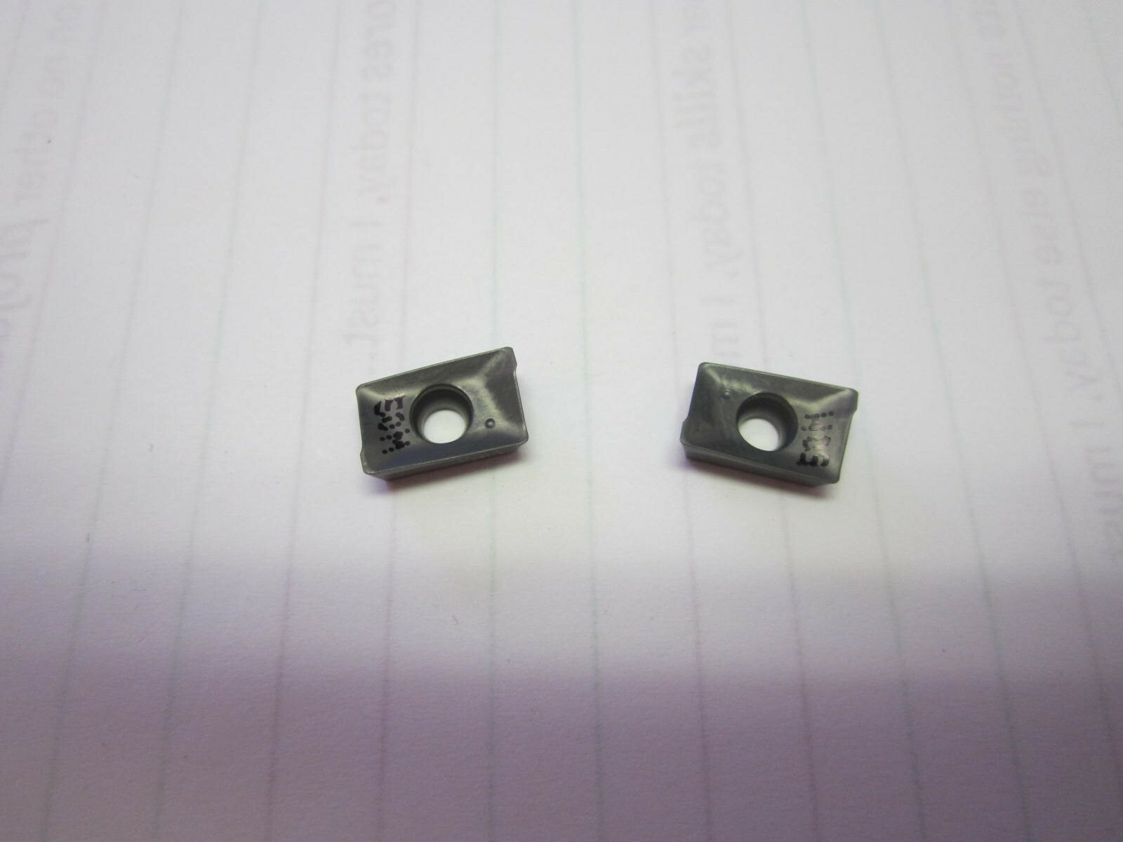 Lot of 2 Iscar 5600046 6.70mm 1003 APKT IC50M Carbide Milling Inserts 5600046