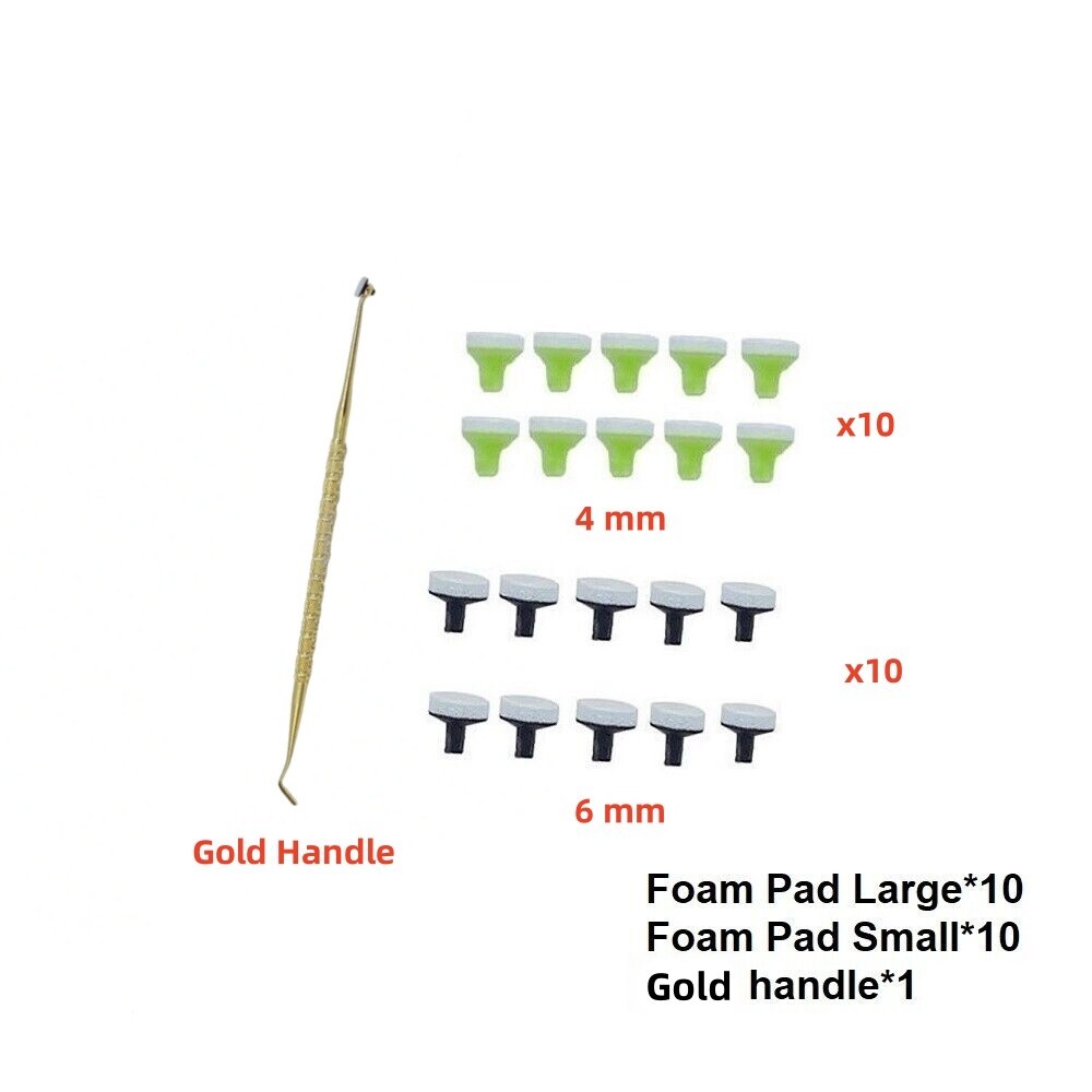Dental Foam Pads Kit S/L Composite Resin Spatula Filling Handle Optrasculpt