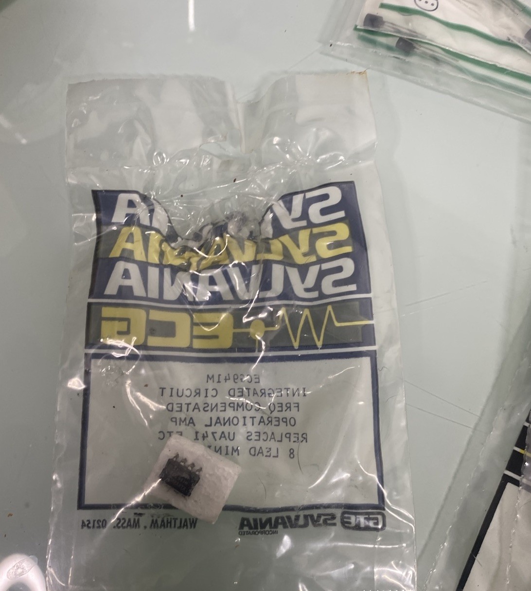 82 NTE TCG & 9 Sylvania ECG Assorted Electronic Components-All New Sealed