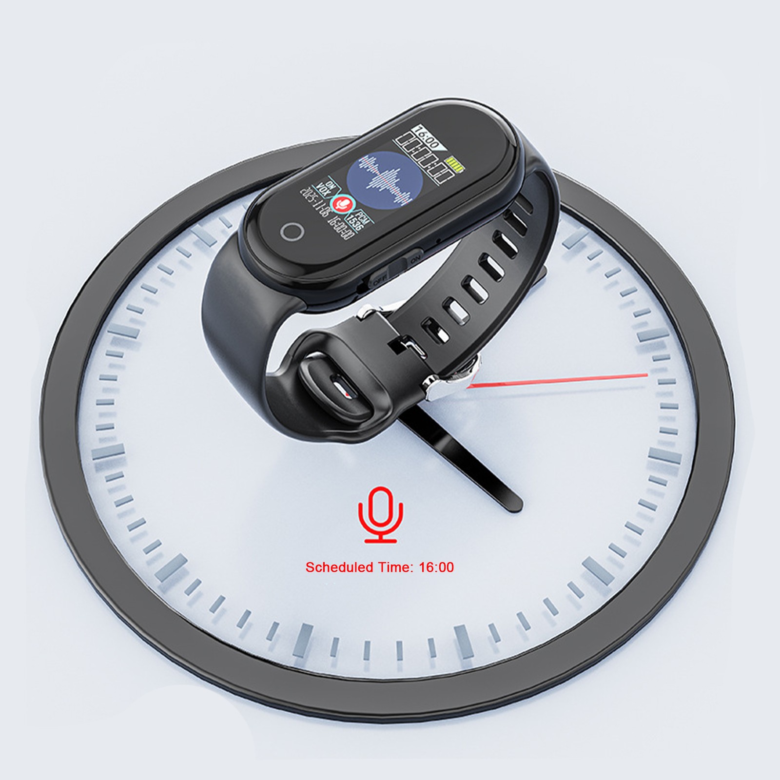 64GB Voice Activated Recorder with AI-Intelligent Triple Noise Reduction,