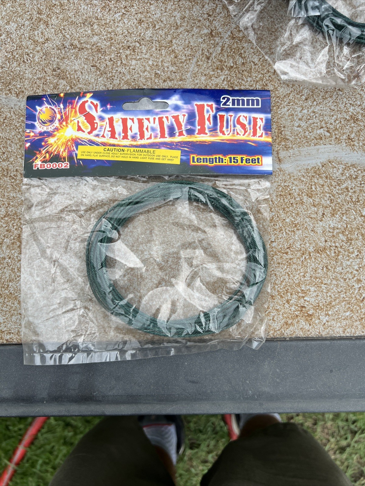 QUICK FUSE 15 Ft Length For Firework Displays (2 Packs)