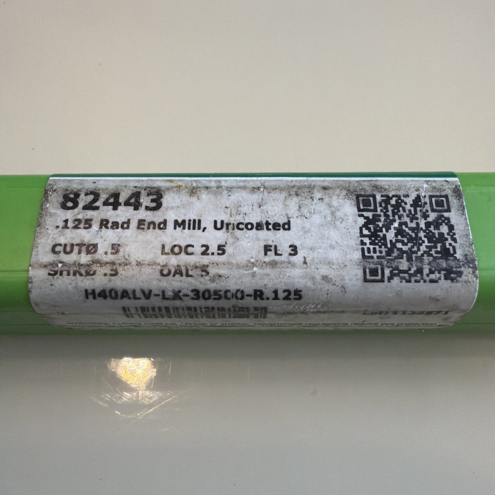 Helical Solutions 82443 Uncoated Solid Carbide Corner Radius End Mill