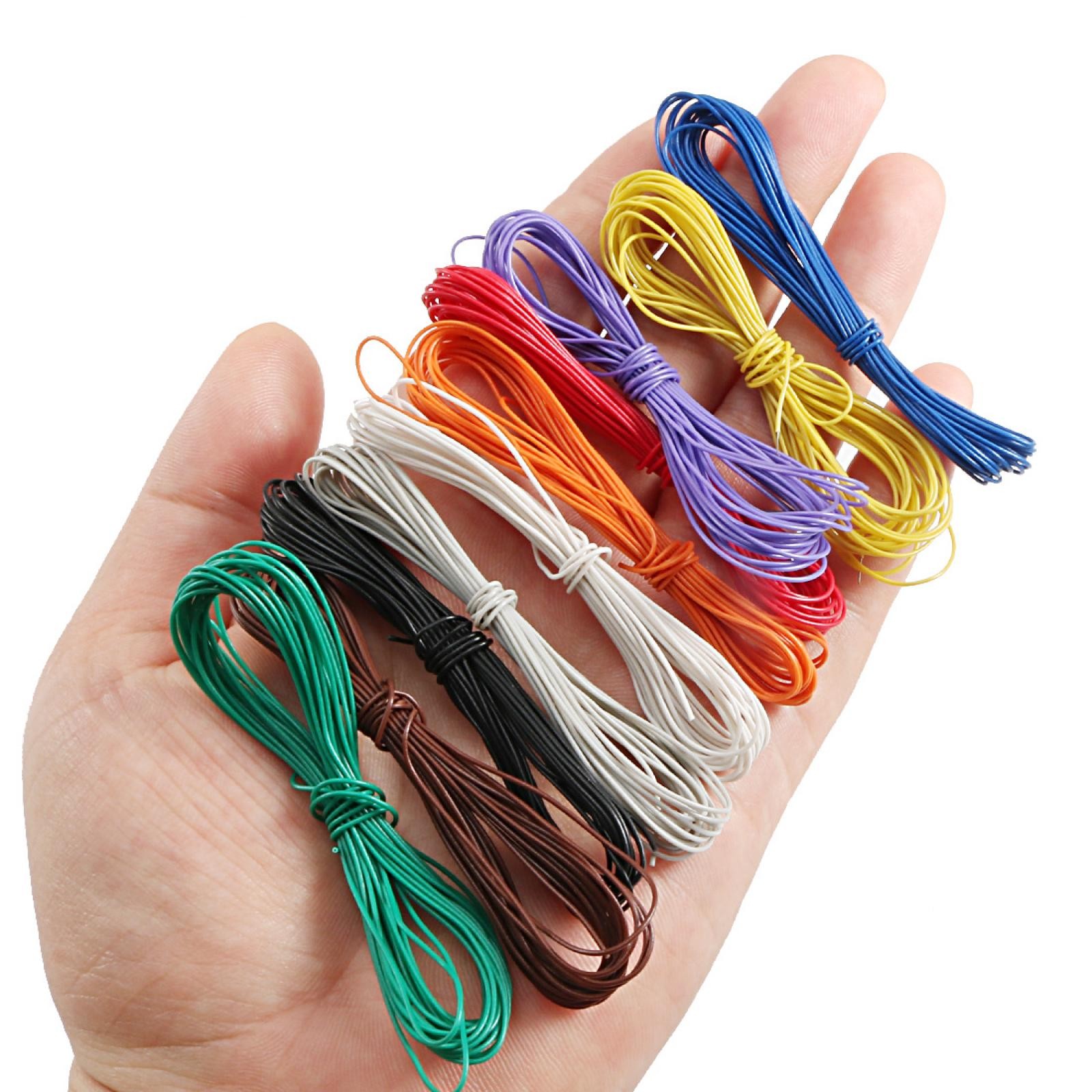 10pcs 9.8ft 30AWG Insulated PCB 0.2mm Copper Wrapping Wire Tin Plated