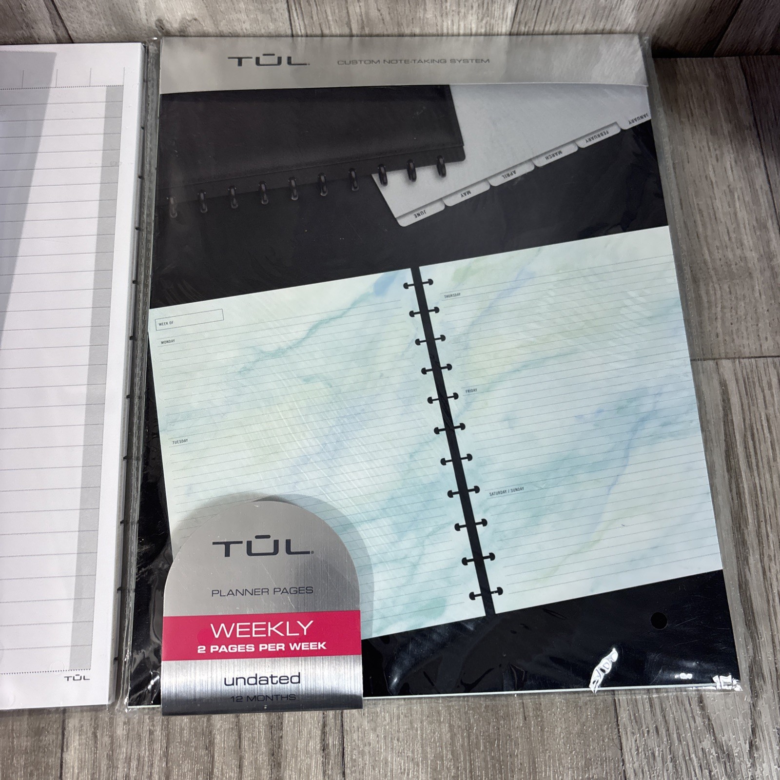 TUL Discbound Undated Daily Refill Pages, Junior Size & Full Size Lot NEW