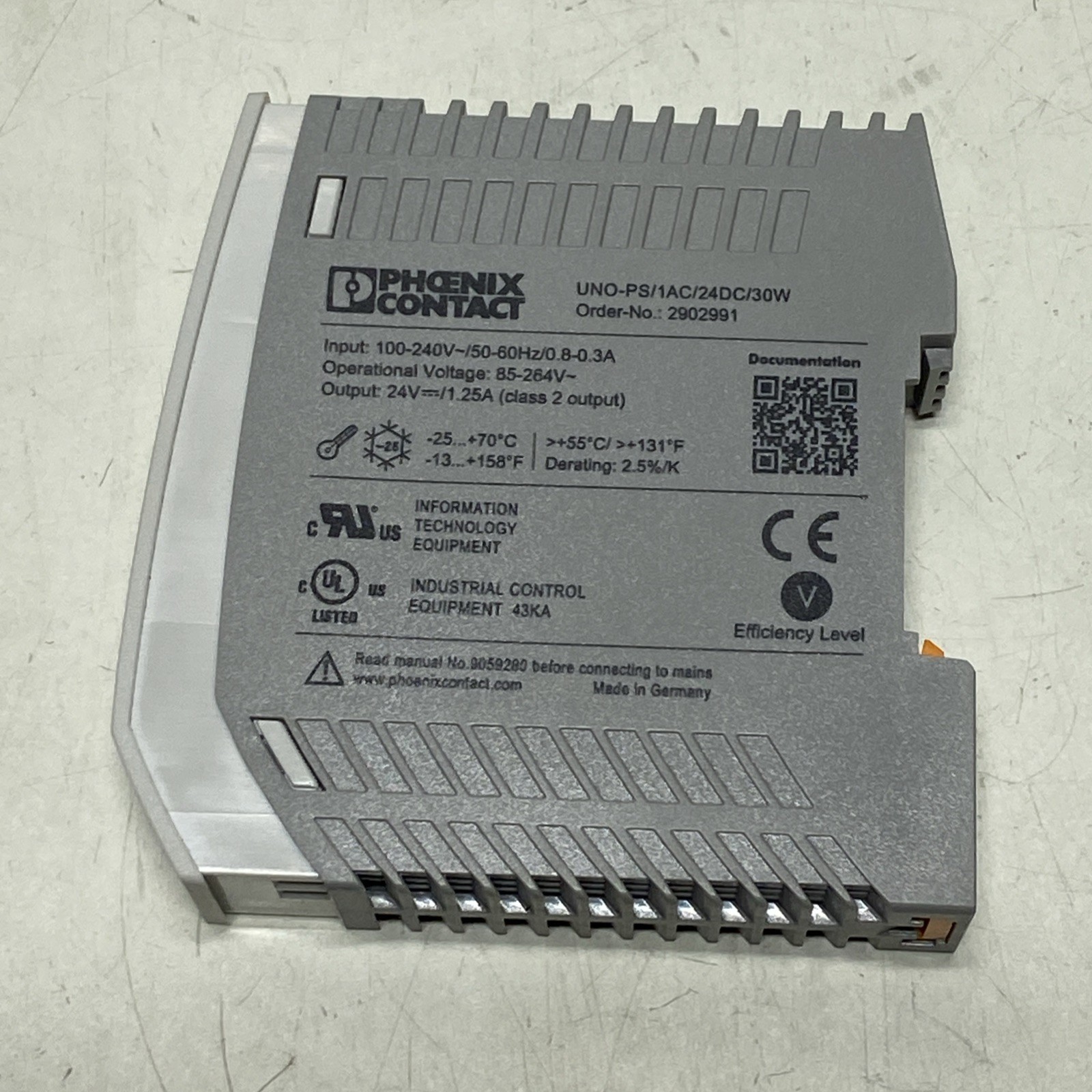 Phoenix Contact UNO-PS/1AC/24DC/30W / 2902991 Power Supply