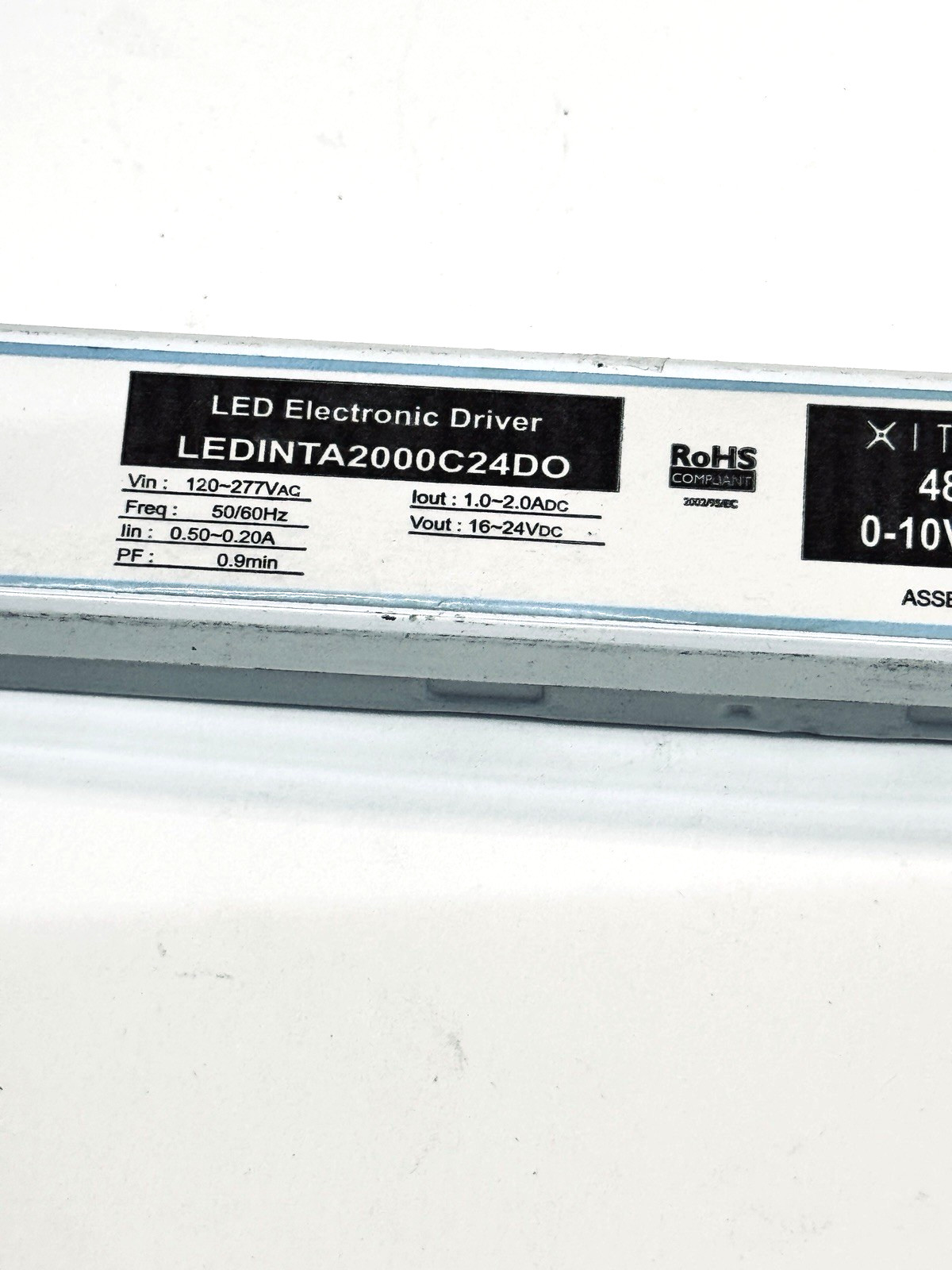 ADVANCE LEDINTA2000C24DO XITANIUM 48W 2.0A 24V 120-277V 0-10V DIM