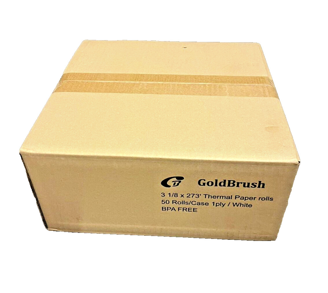 3-1/8″ x 273′ Thermal Paper Rolls BPA FREE 50 Rolls Thermal Receipt Paper Rolls