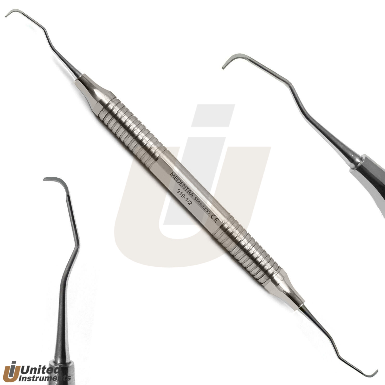 Set Of 7 Dental Gracey Curettes Perio Hollow Handle Surgical Hygiene Scalers New