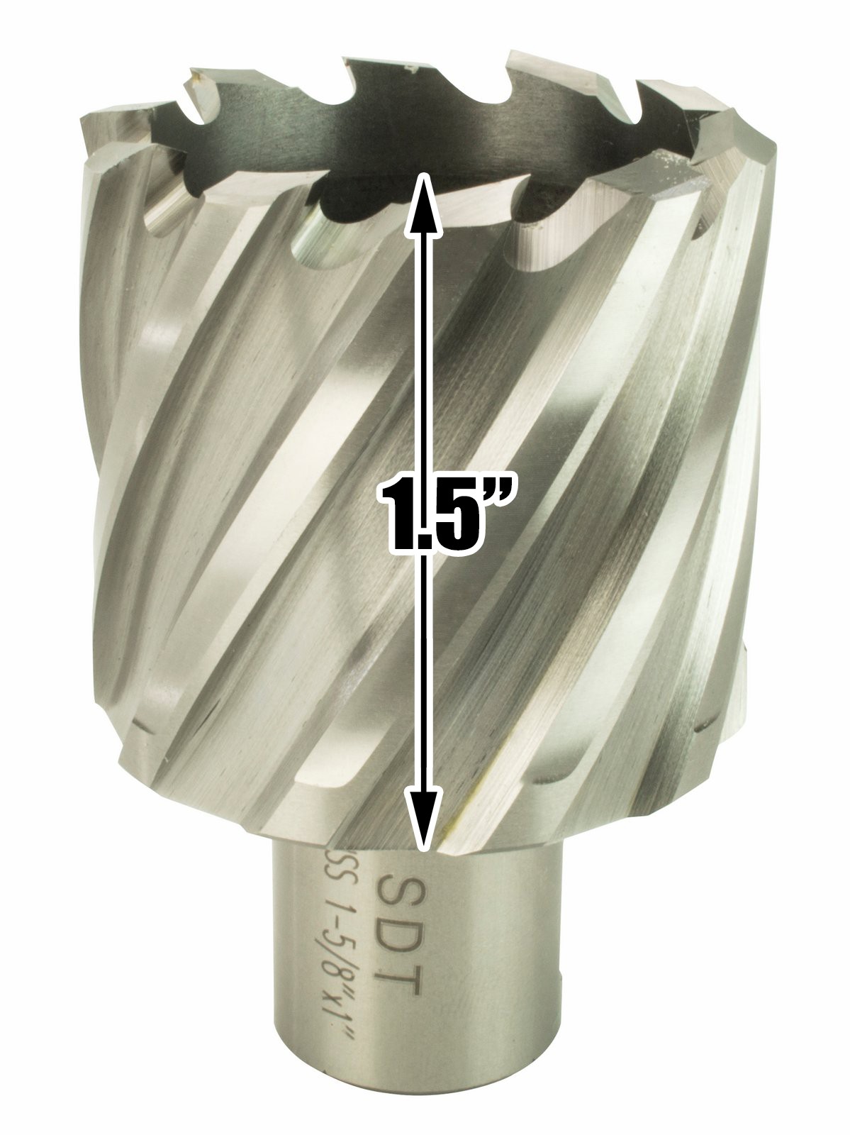 Steel Dragon Tools® 1-5/8″ x 1″ HSS Annular Cutter with 3/4″ Weldon Shank