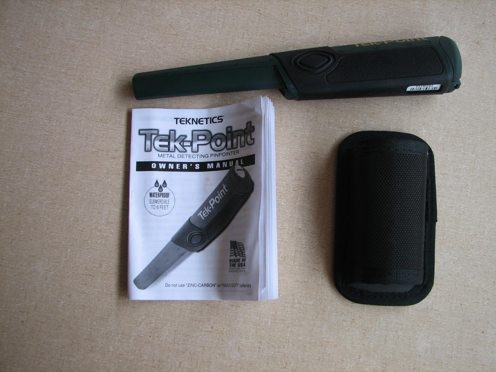 Teknetics TEK-POINT Waterproof Metal Detector Pinpointer Probe