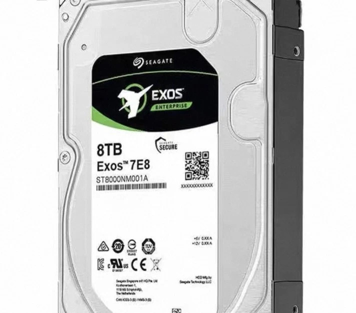 Seagate ST8000NM001A 7E8 Exos 8TB SAS 12Gb/s 3.5″ 7200RPM Internal Hard Drives