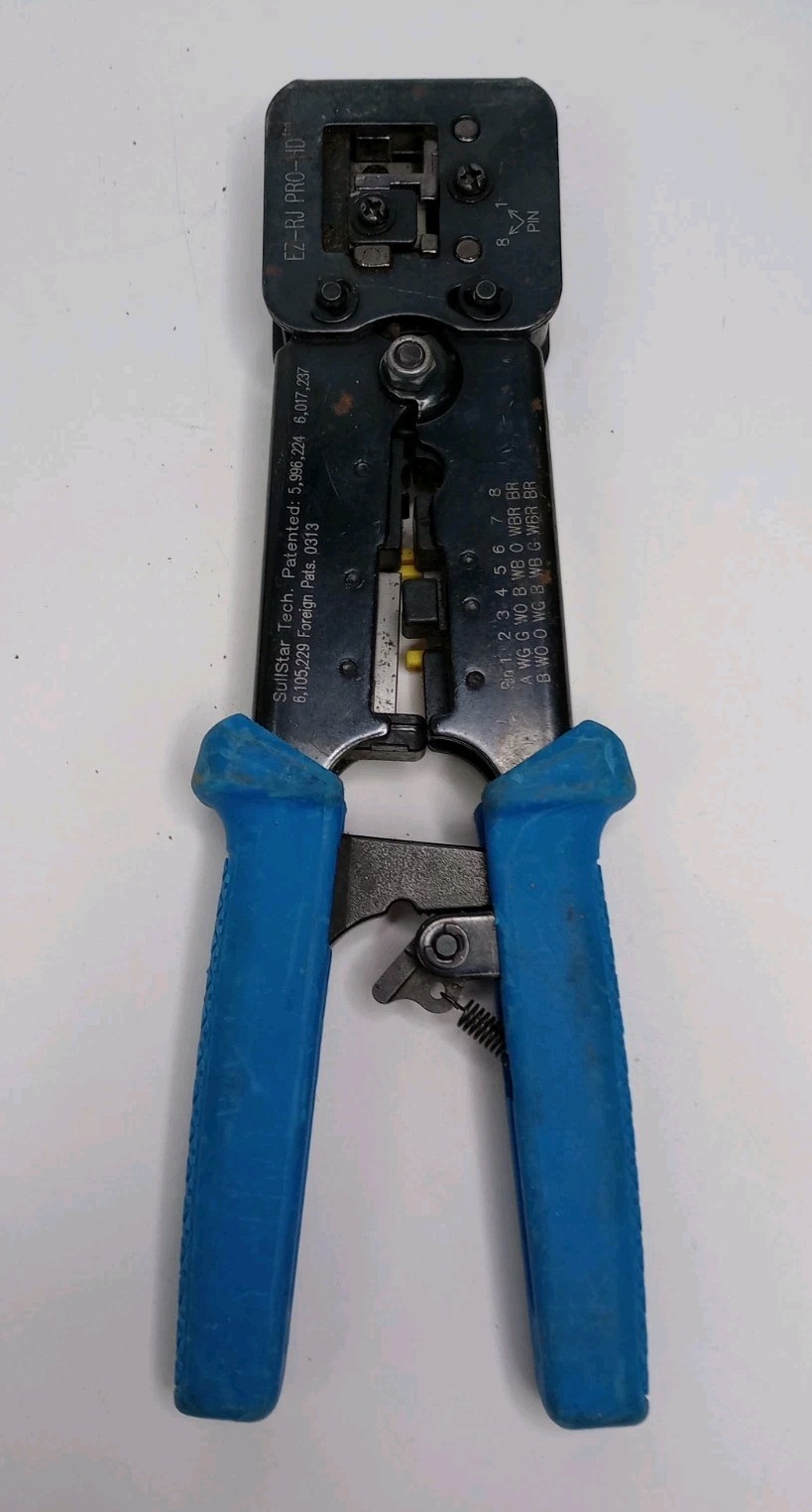 SullStar Tech Platinum Tools EZ-RJ PRO-HD Crimp Tool 6P and 8P