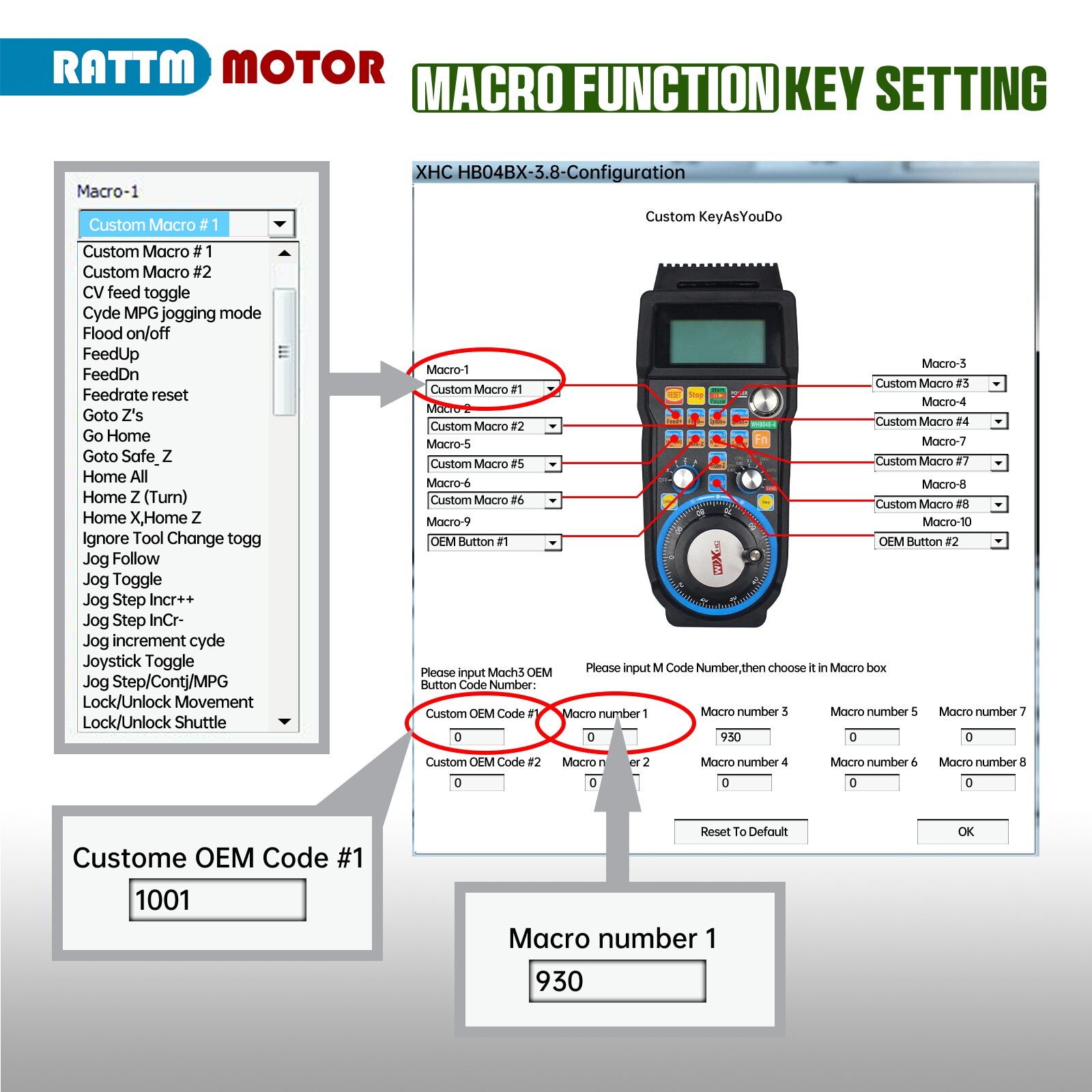 【US】4 Axis Electronic Wireless Handwheel Manual Control CNC Mach3 USB Handle MPG