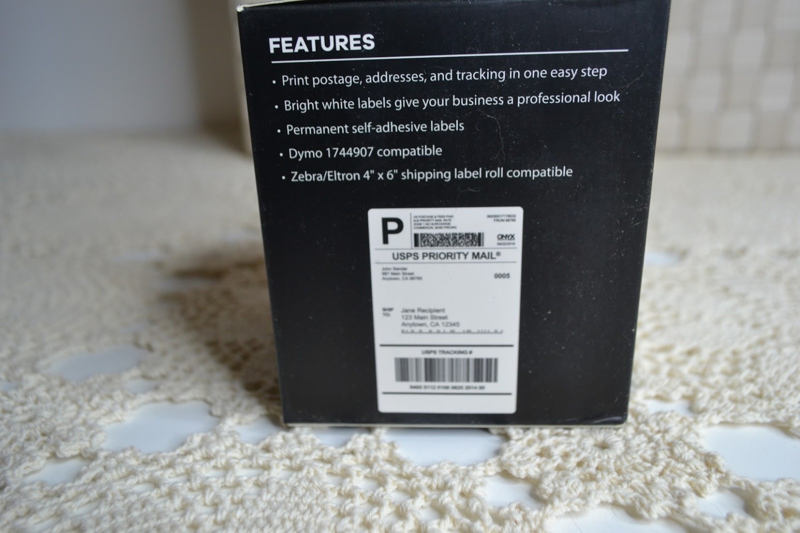 ONYX Shipping Labels, 4″ x 6 1/4″, 250 Labels per Roll have 13 BN Rolls avail.