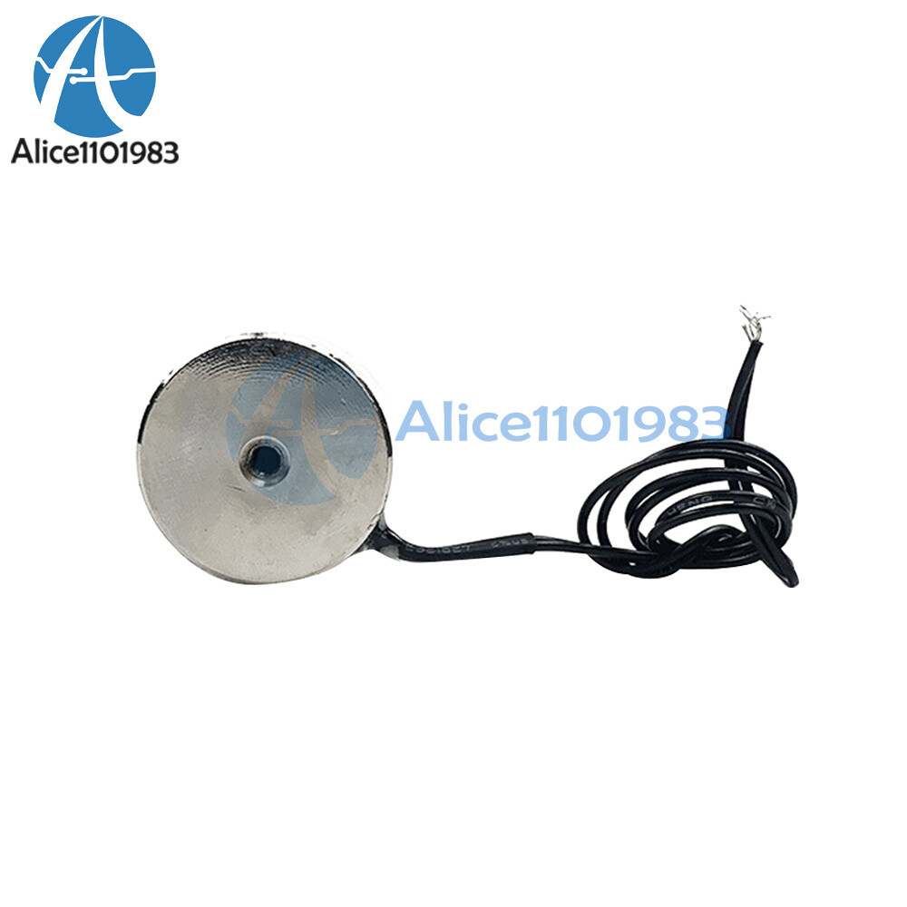 DC 5/12/24V 3KG/8KG Lifting Holding Magnet Electromagnet Solenoid Electro Magnet