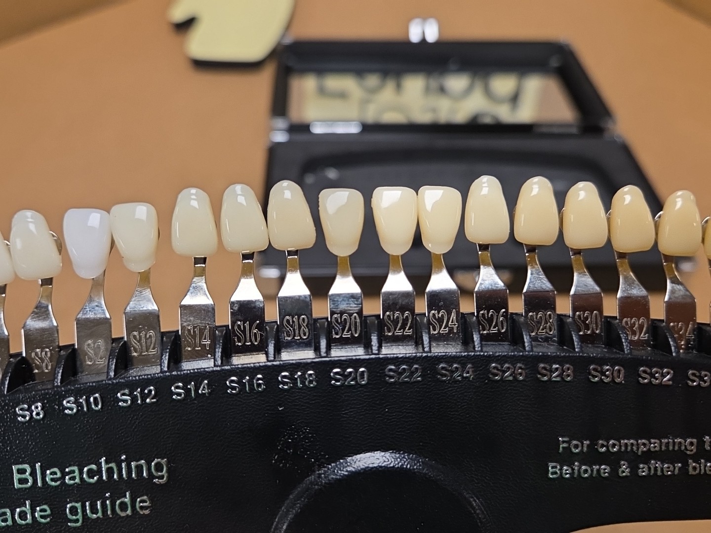 R-20 Bleaching Shade Guide Professional Teeth Whitening Shade Guide