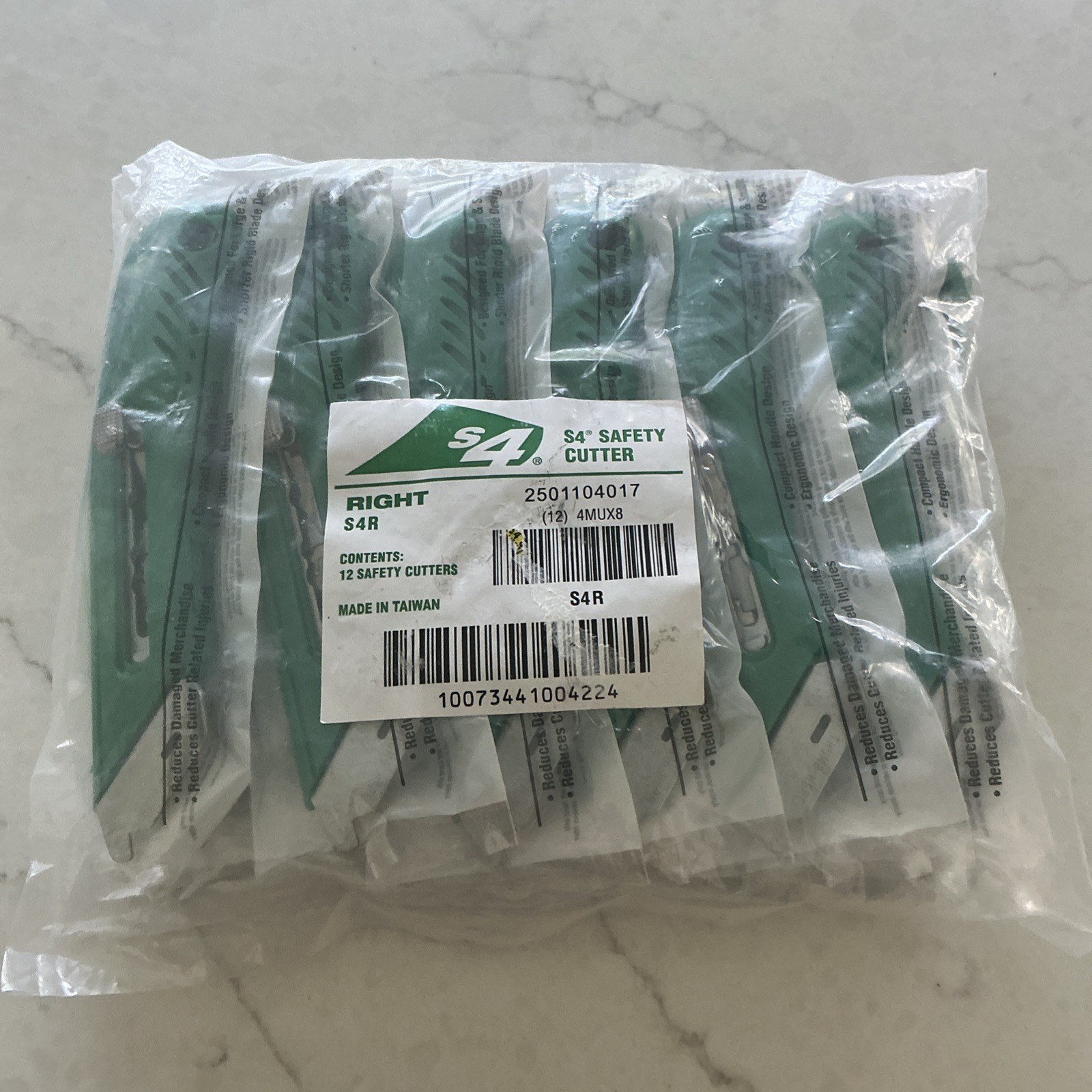 12 Pack Pacific Handy Cutter Right Handed Cutter with Safety Guard