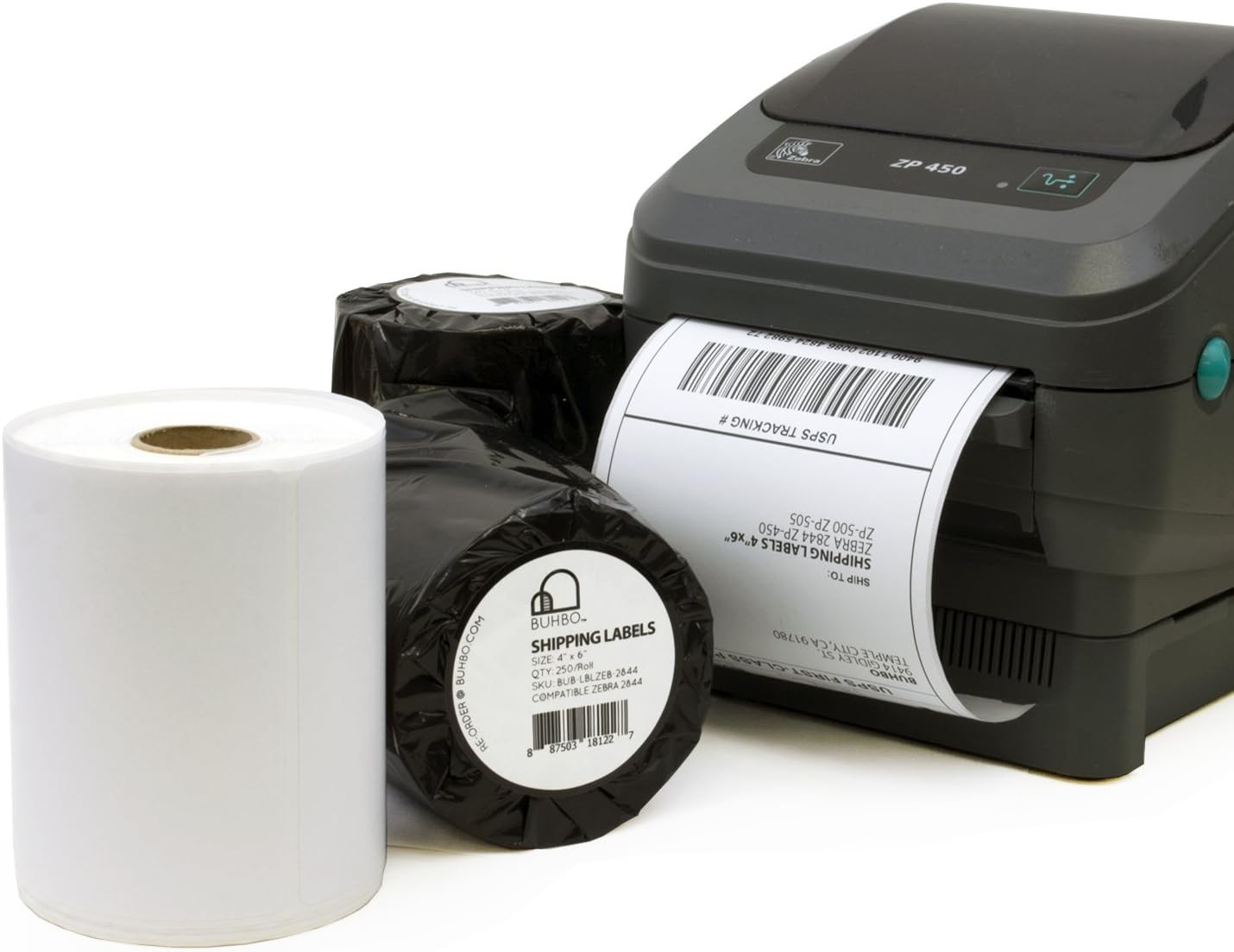 Strong Adhesive 4″ x 6″ Thermal Labels – 250 Labels Per Roll for Easy Shipping