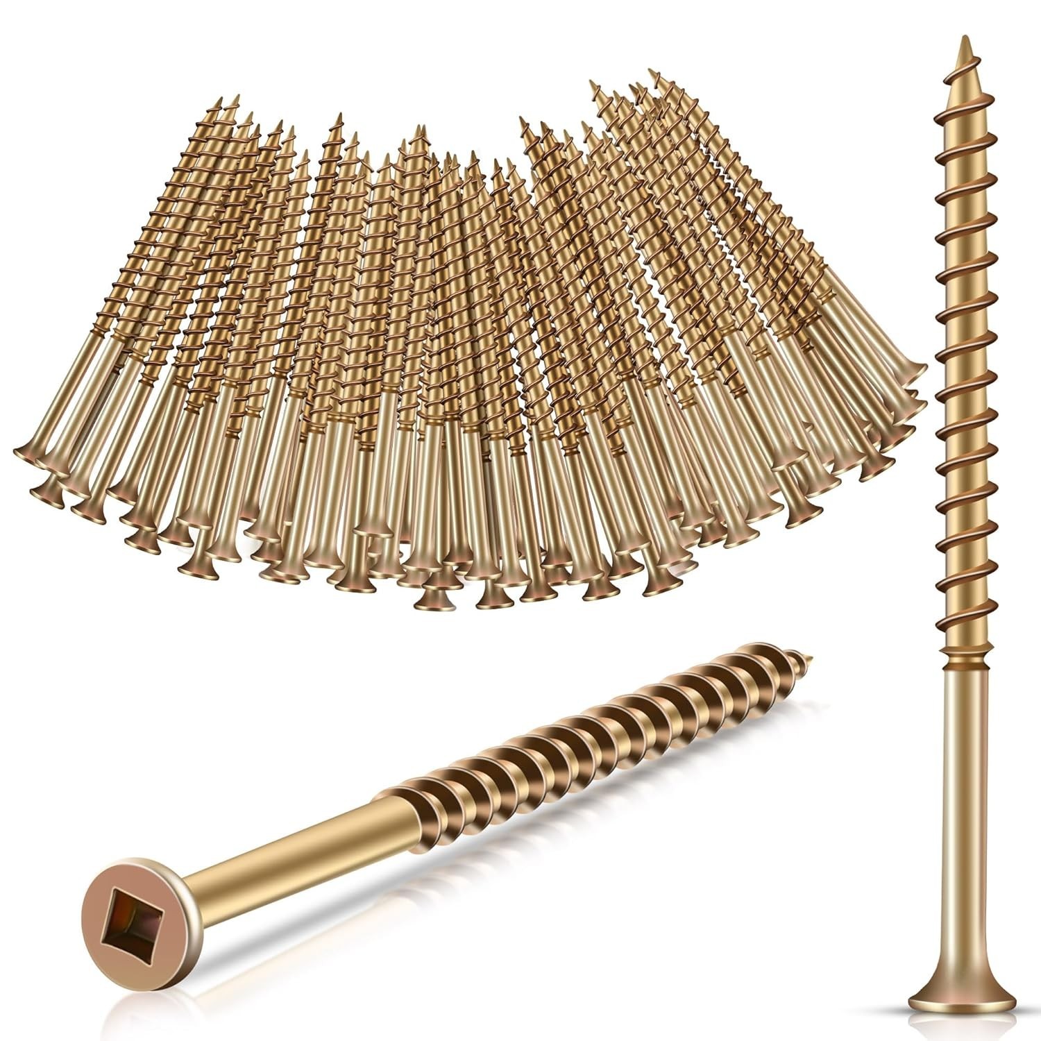 Durable 50 Pcs Floor Repair Kit: Eliminate Squeaks in Hardwood, Vinyl & Carpets
