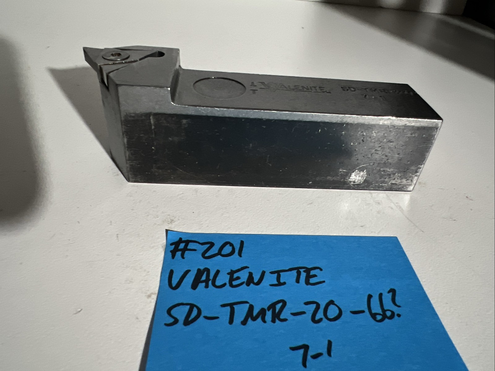 VALENITE SD-TMR-20-66? Indexible Carbide Lathe Toolholder 5”OAL 1.25”Shank Turni