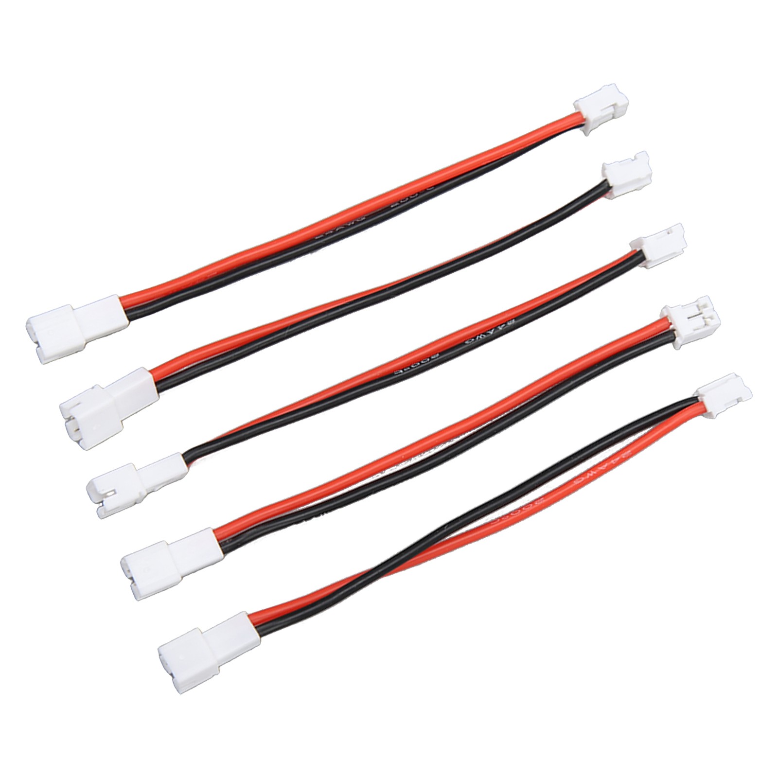 5Pcs PH2.0 2P Battery Adapter Cable For Axial SCX24 1/24 (3.6in)
