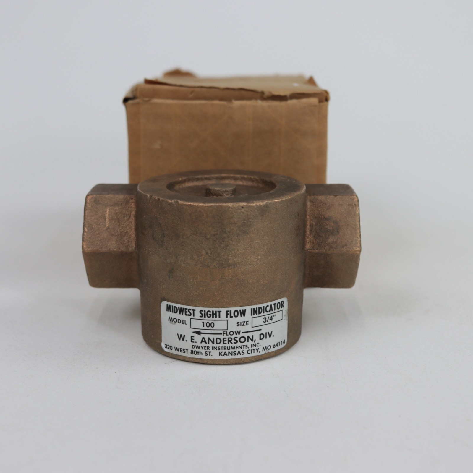 Anderson Dwyer Midwest Sight Flow Indicator 100 3/4″ SFI-100-3/4