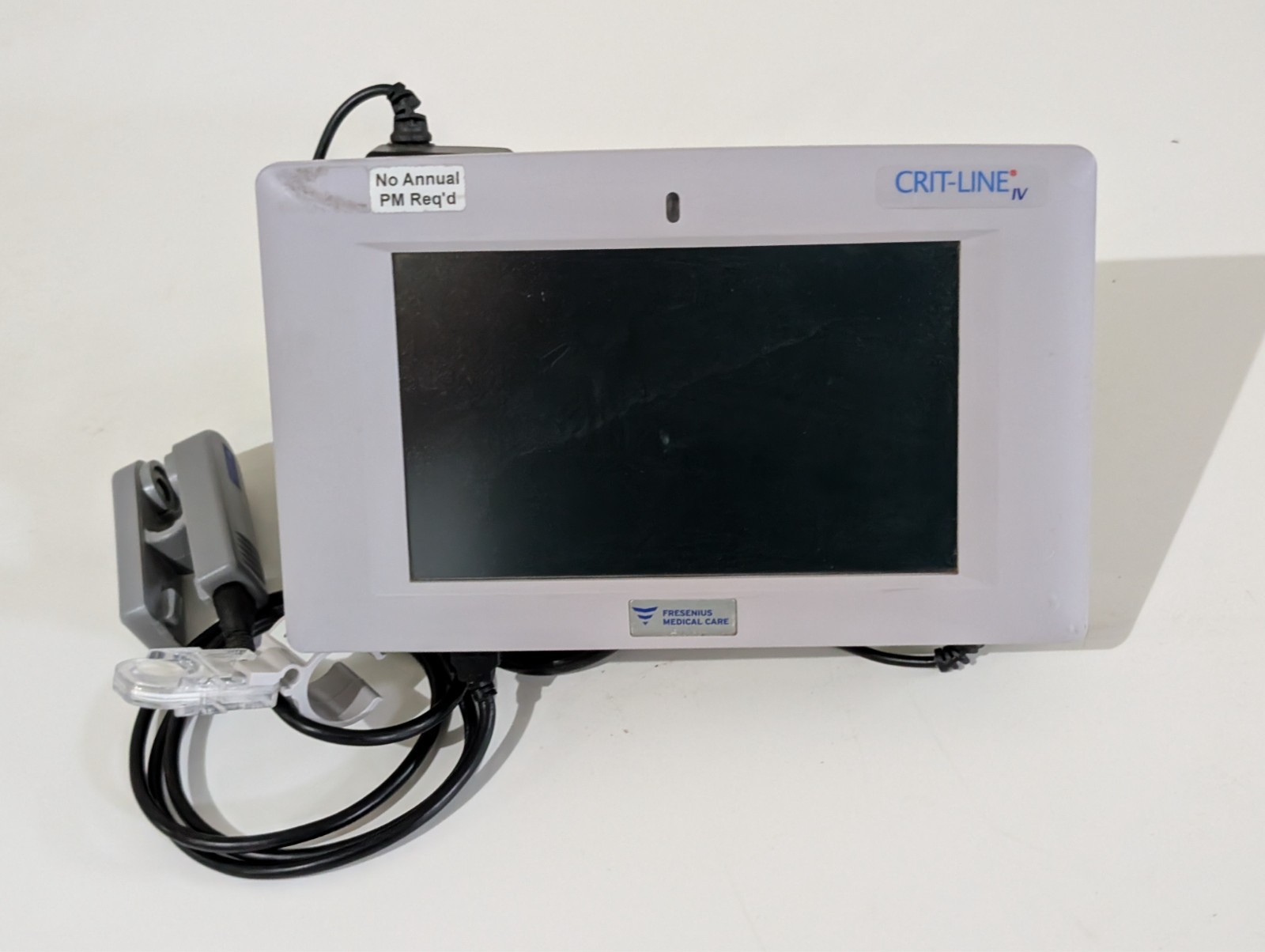 Fresenius Crit-Line IV monitor CL10051001 w/ CLiC sensor, GCX mount, as shown