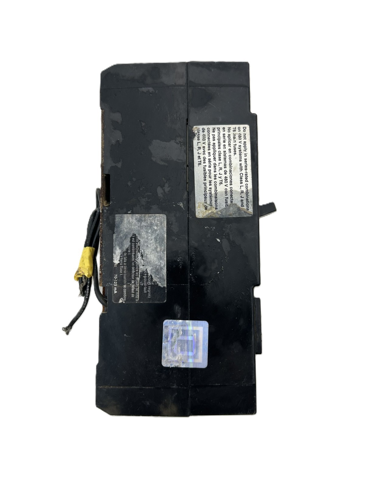 Square D KAL361251021 Circuit Breaker 125A 3-Pole 600VAC