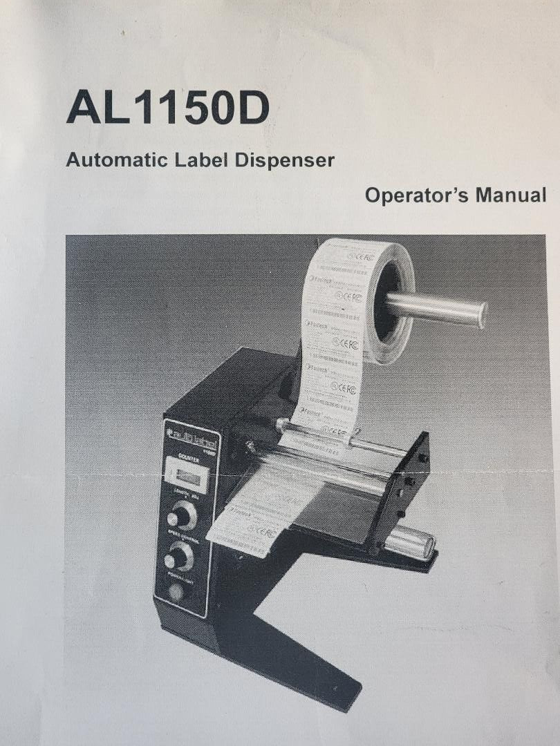 New Auto Label Dispenser Machine MAS-1150D 110V auto wind waste paper
