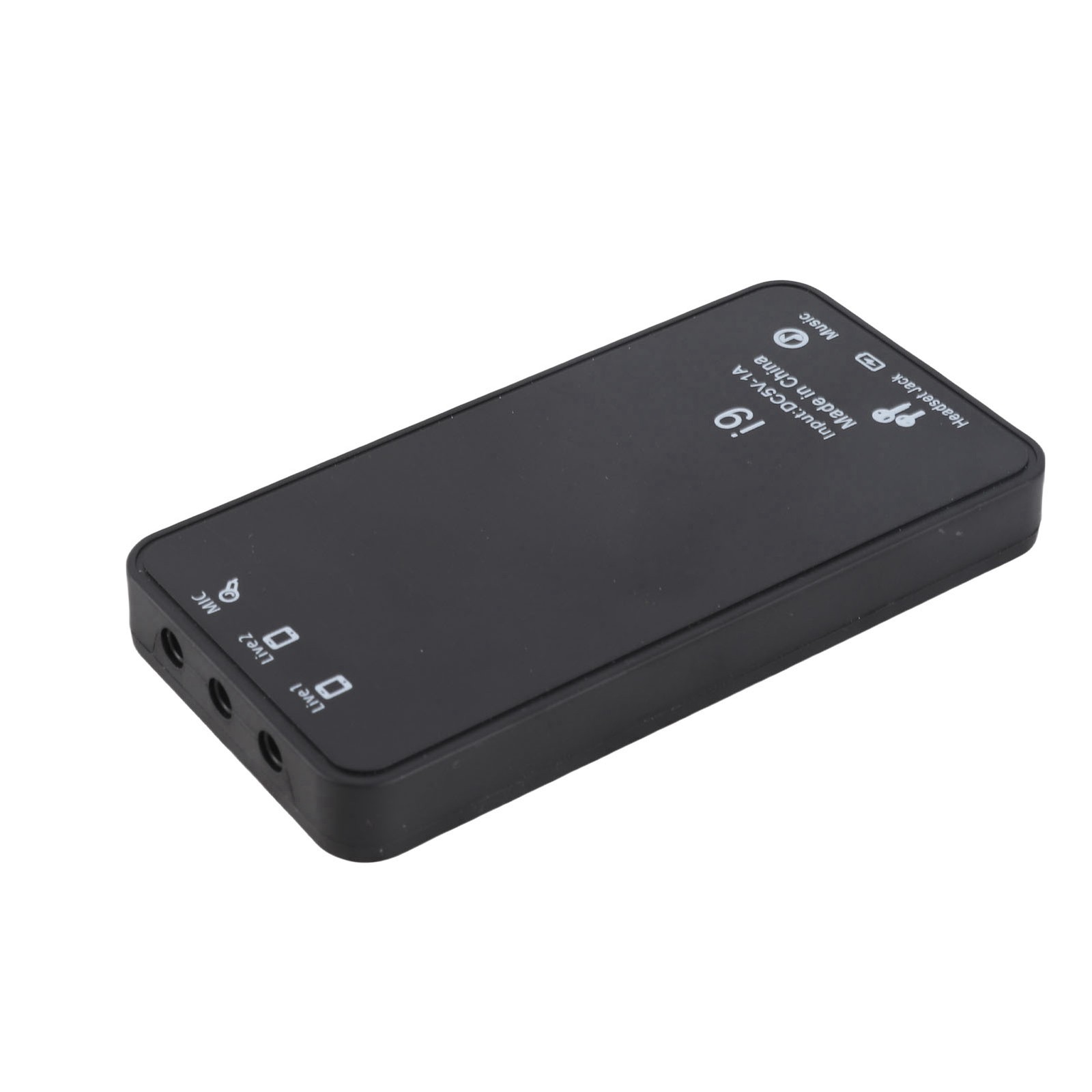 Mini Live Sound Card Voice Changer 8 Vocal Tones 8 Built-in Sound Effects