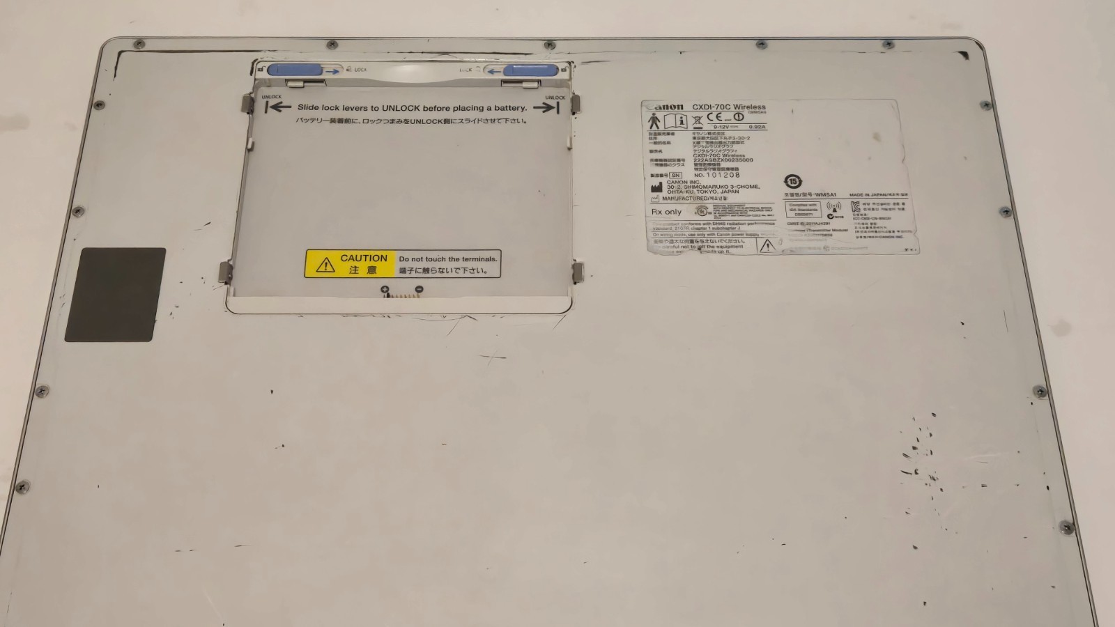 CANON CXDI-70C Digital Wireless DR Flat Panel