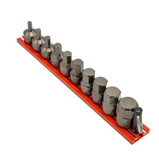 VIM Half Cut Stubby SAE Hex Set 3/8′ Square Drive, 10 Pc VIM-IMPACT-VI6