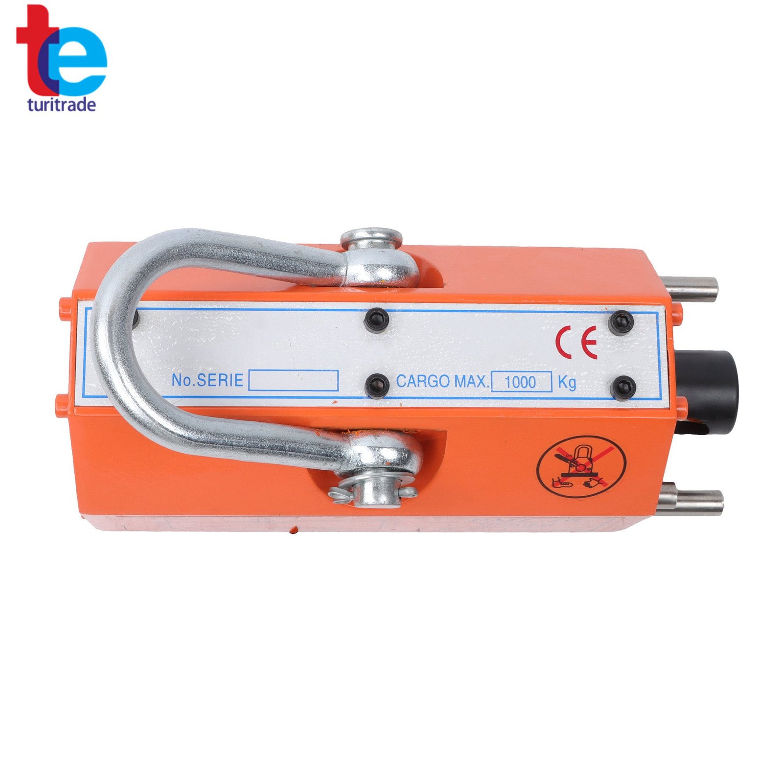2 Safety Factor 2200Lbs/1000kg Magnetic Lifter Lifting Magnet Neodymium Hoist