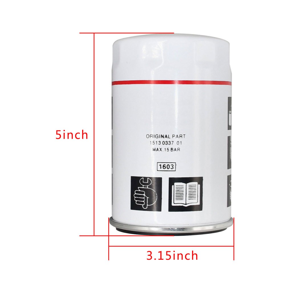 Filter Kit 2901091900 For Chicago Pneumatic QRS10 QRS15 10-15HP Compressor