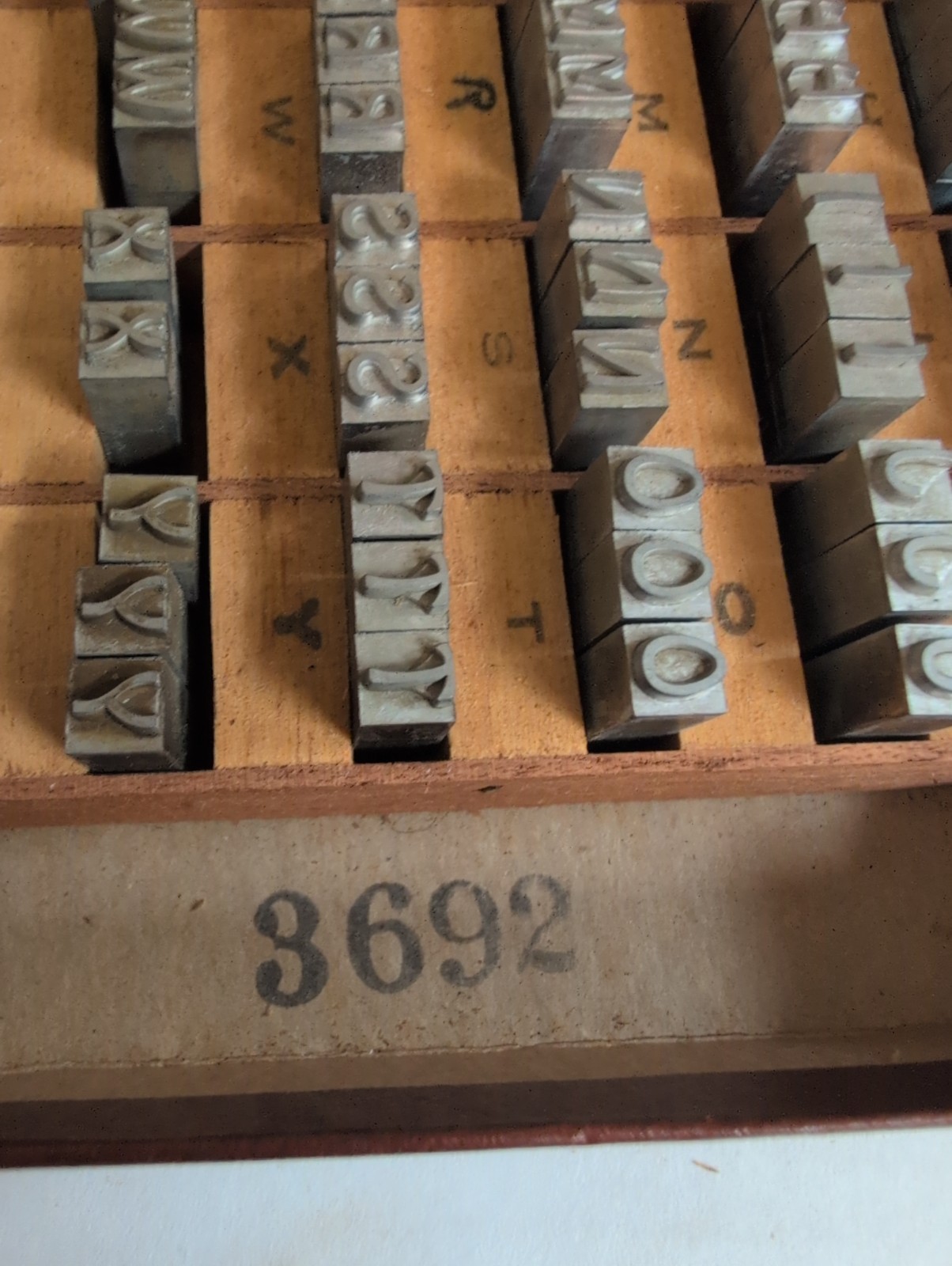 Vintage Franklin MFG. Corp.»Duracast Type» Hot Stamping/ Foil Embossing
