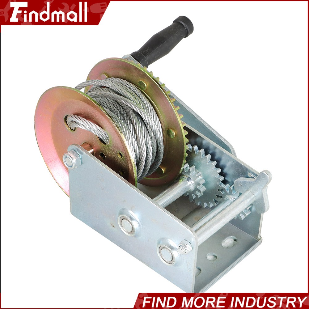 Findmall 3500-lbs Hand Winch For Trailer Winch Durable Hand Crank With Cable